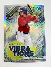 2022 Bowman Marcelo Mayer Virtuosic Vibrations Refractor Insert #VV-1 Red Sox