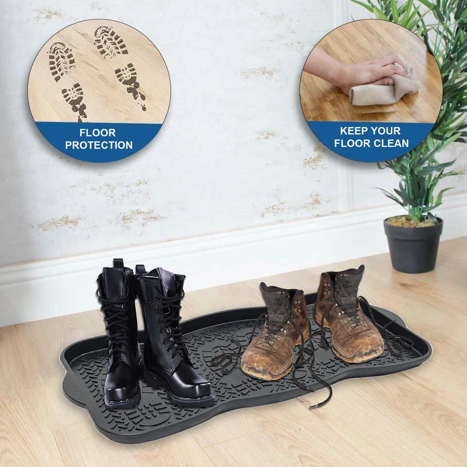 Plastic Shoe Tray Wellies Boots Garden Plants Home Door Multi Purpose Storage - Image 3 of 4