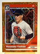 2024 Donruss Optic Masataka Yoshida Orange Laser #80 Red Sox ￼