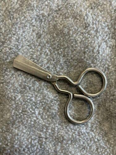 Vintage mini scissors blunt square tips 3"