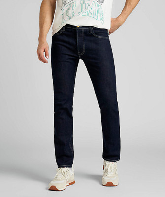 Lee Herren Jeans Knox Regular Straight Button Fly Rinse  Neu