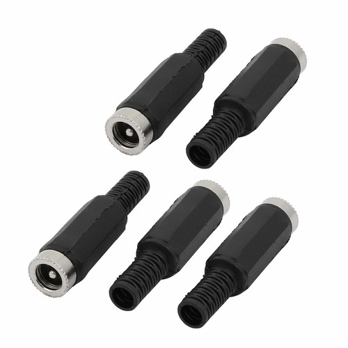 10 pièces DC Alimentation Femelle Jack Adaptateur Connecteur Prise 2.1 x 5.5 mm - Imagen 3 de 5