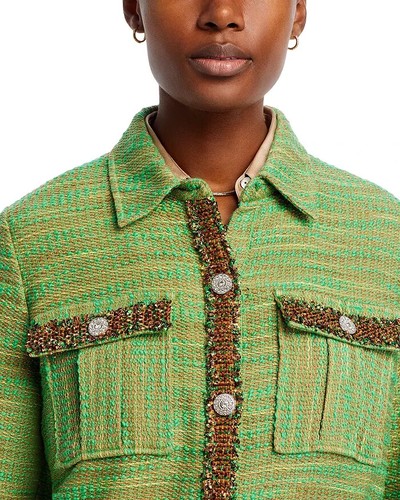 L'AGENCE Jeannie Tweed Shacket Size:XS (will fit to S) $525 NWT - Picture 6 of 15