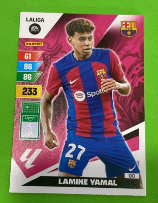 Cromo Adrenalyn 2023/24 Lamine Yamal #90 Barcelona - Panini La Liga, Sin Clasificar