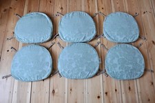 Set of 6 Vintage Cushions / Seat Pads for Ercol Quaker / Windsor Chairs