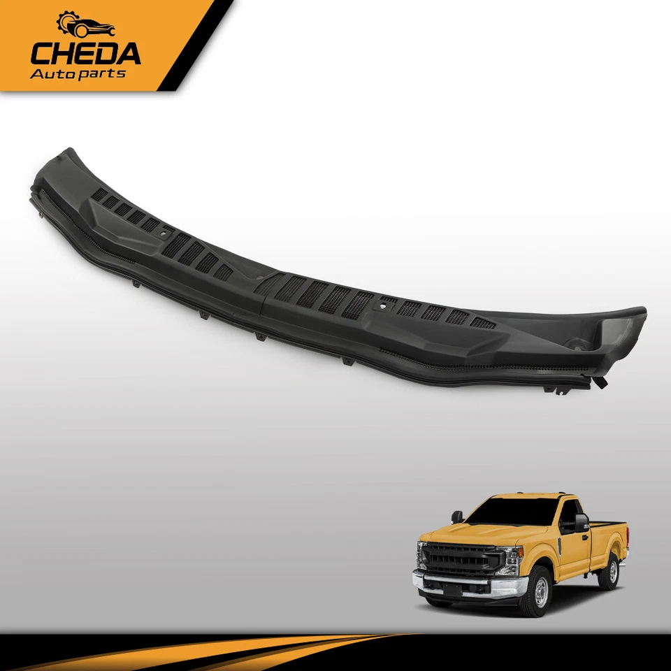 Juego de rejilla de panel de cubierta limpiaparabrisas apto para Ford Super Duty F250 F350 2017-22 Foto 2 de 4