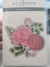 Altenew Happy Petals Outline Clear Stamps And Dies Set