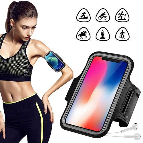 Sweatproof Workout Phone Holder Armband Case Large Fits Arm Size 8.6"-15.6" - 第 2/9 張圖片
