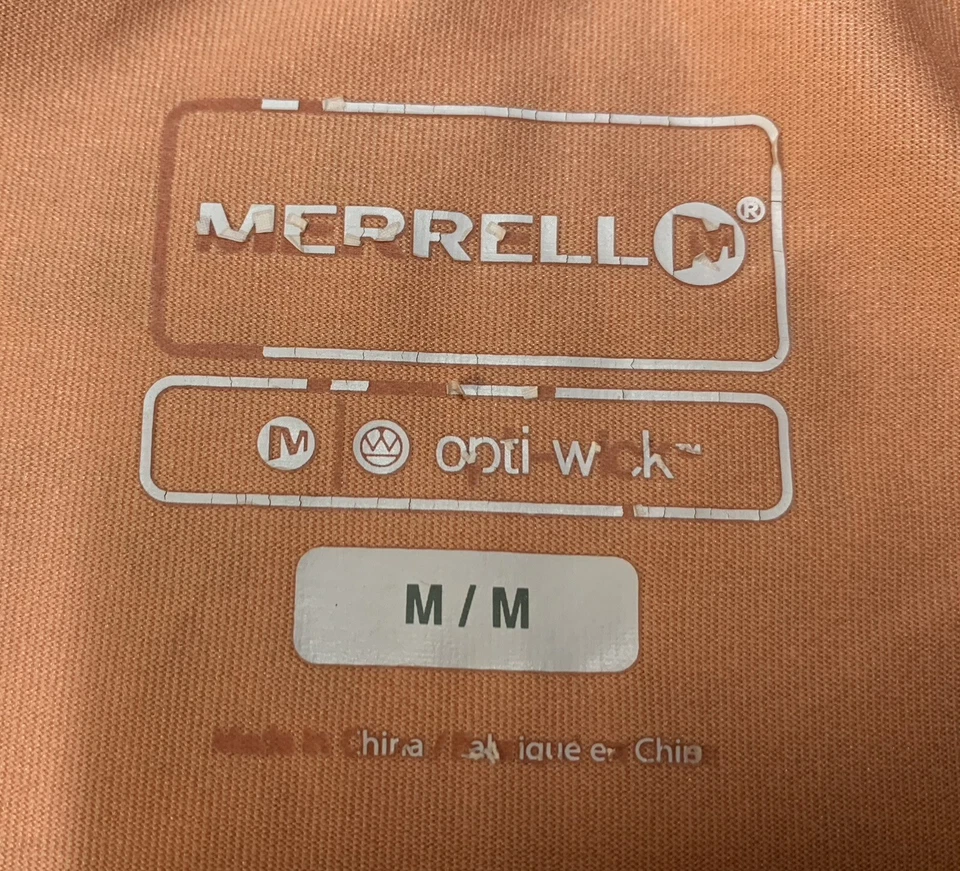 Куртка с капюшоном Merrell Peach с геометрическим принтом Opti Wick на молнии размер M грудь 36 дюймов - Изображение 3 из 4