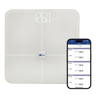 Zewa Digital Biometrics Scale | Measures 12 Body Composition Metrics | Blueto...