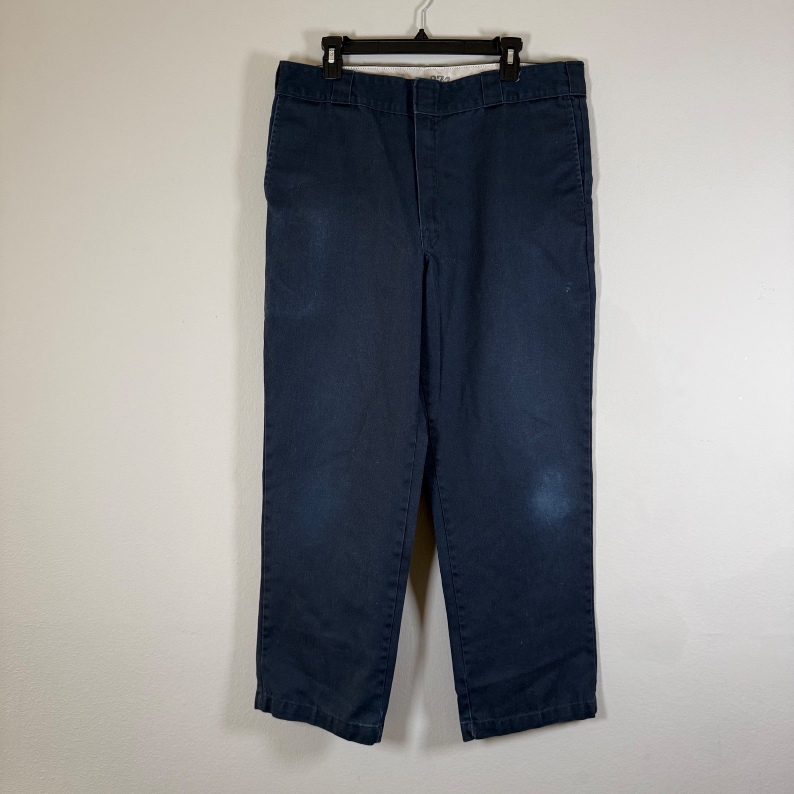 Dickies 874 Original Fit Work Pants Navy Blue Men Sz 36 x 32