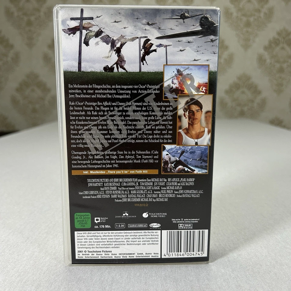 Pearl Harbor VHS Pressekassette OVP NEU – Rare Promo Screener Buena Vista 2001 - Bild 4 von 4