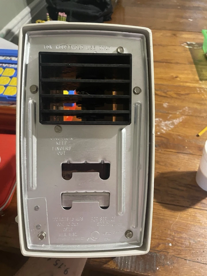 Trituradora de hielo copo de nieve OSTER vintage años 60, bandeja atómica blanca/turquesa Foto 2 de 3