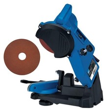 Draper Chainsaw Blade Sharpener Grinder + Extra Grinding Wheel Electric 85W 230V