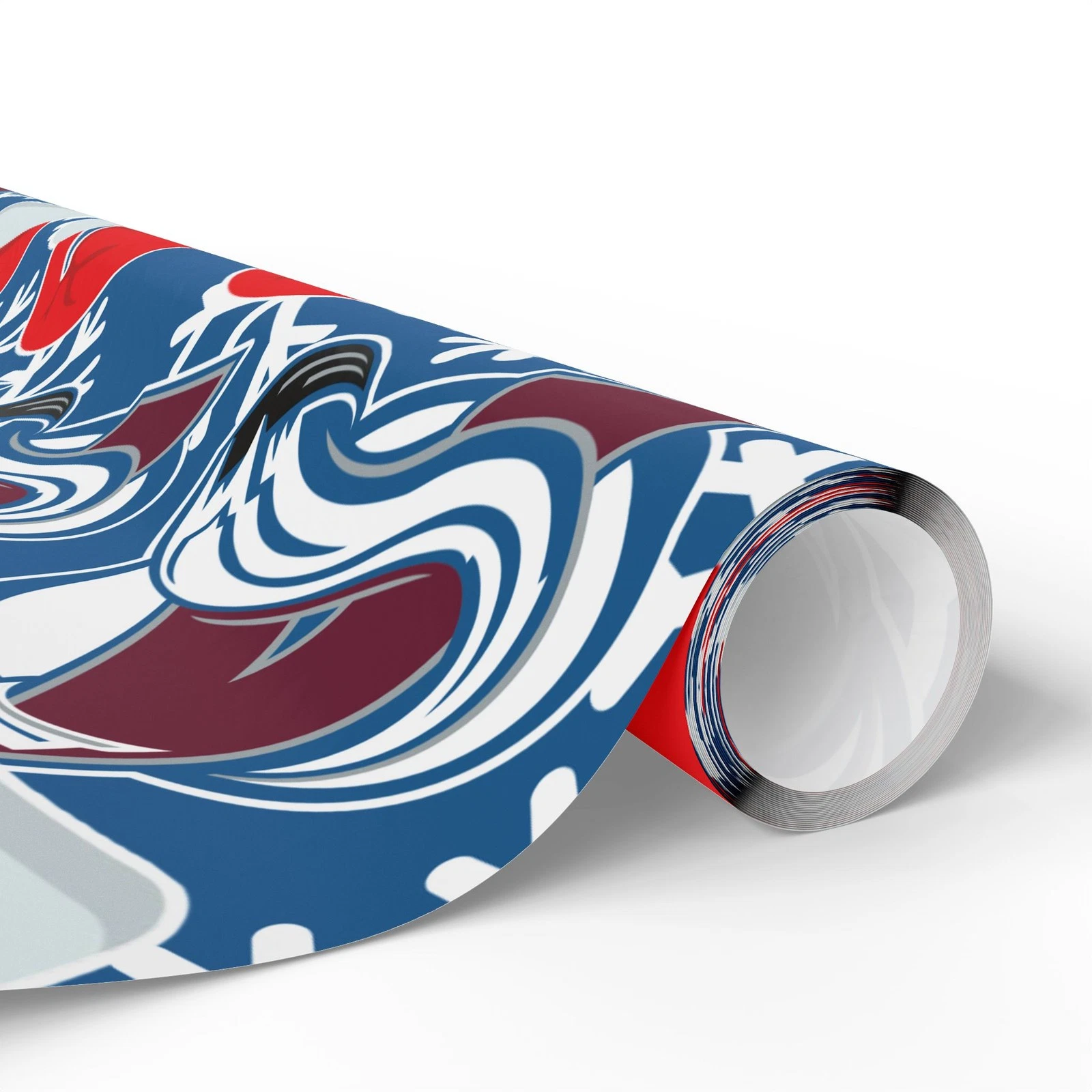 Colorado Avalanche Hockey Christmas Wrapping Paper Holiday Gift