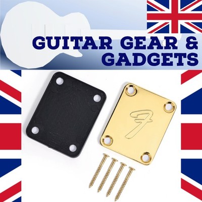 UK LAGER - Fender Stratocaster Strat Typ Gitarrenhalsplatte - Gold