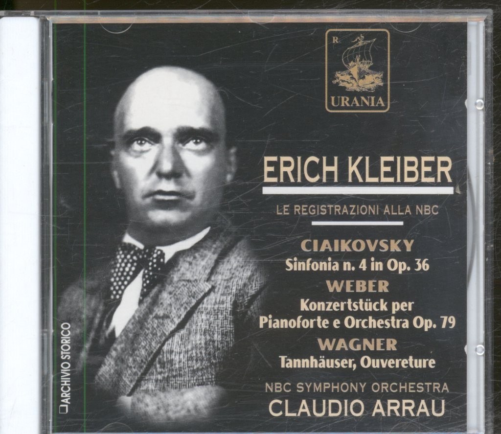URN22116 Erich Kleiber, Nbc Symphony Orchestra, Claudio Arrau Tchaikovsky