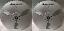 New One Pair Pioneer silver 7'' Tape Reel Light Metal Aluminum Take Up Reel