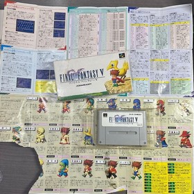 Nintendo Super Famicom Final Fantasy IV V VI set Japan SFC w/box From Japan