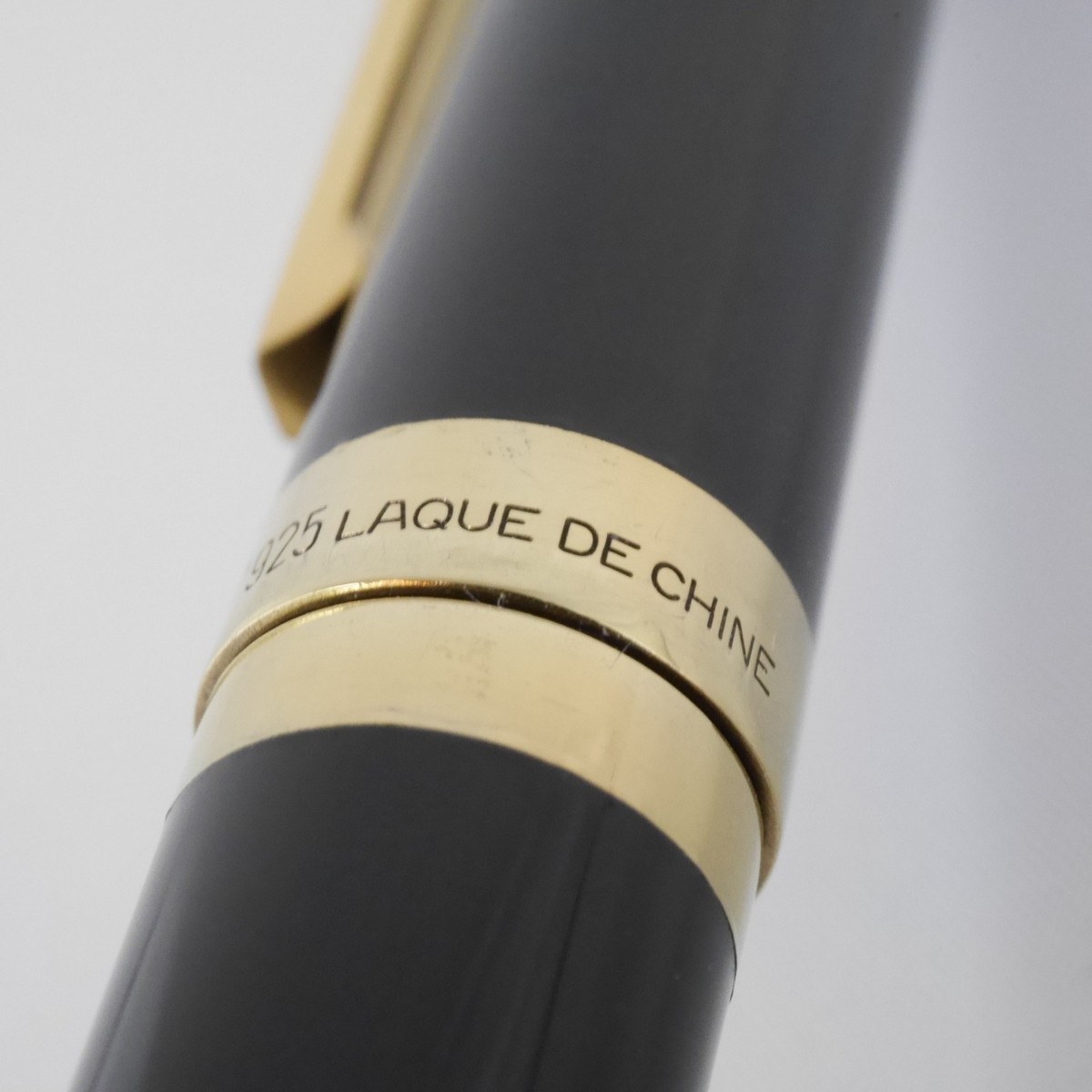 S.T. Dupont ボールペン本体 aque de chine 漆 S.T. Dupont Classic Laque de Chine Black Lacquer Fineliner Pen