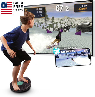 Gobalance Board - App-Enabled Balance Board. Smart Bluetooth Sensor, 12 FREE In