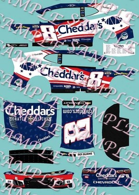 PreOrder 2026 Kyle Busch Cheddars  1/64 Peel& StickDecals