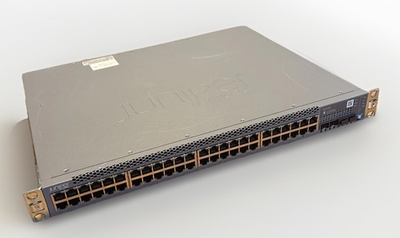 #ad Juniper EX3400 48P 48 Port PoE 4x SFP 2x QSFP Switch x2 JPSU 920 AC AFO $279.99