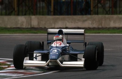Jean Alesi Tyrrell 019 finished in seventh after qualifying an imp- Old Photo