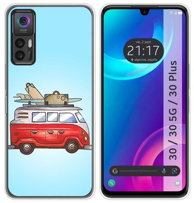 Silikonhülle Für TCL 30 / 30 5G / 30 Plus Design Van Zeichnungen