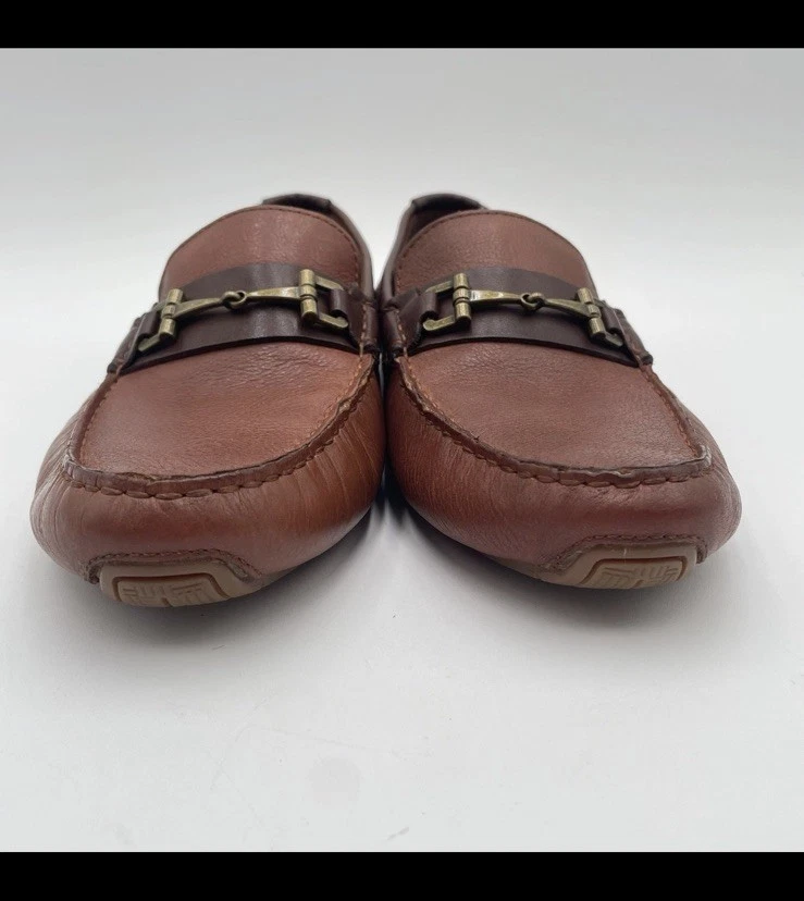 Mocasín de conducción Cole Haan de cuero marrón Somerset informal Preppy 11 Foto 2 de 4