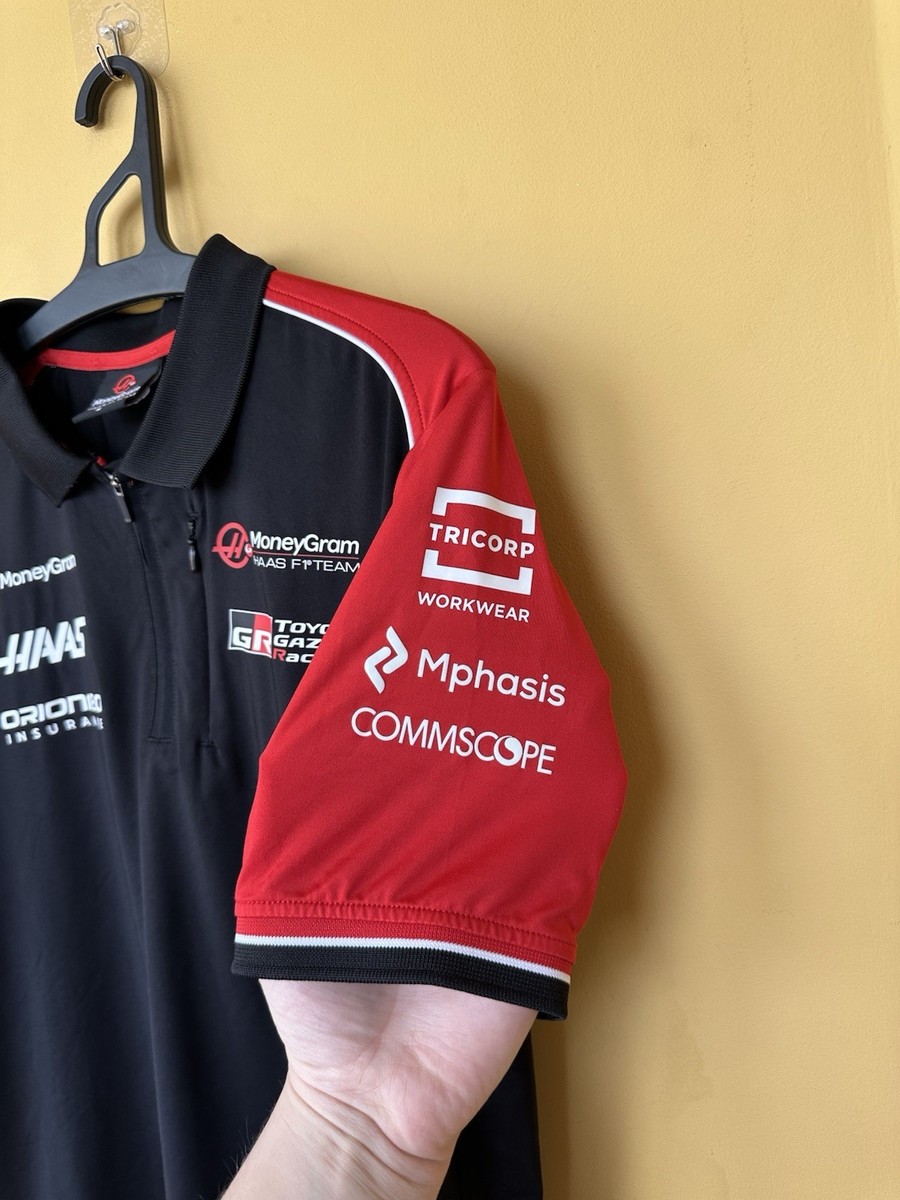 Haas F1 チーム ポロシャツ MoneyGram MONEYGRAM HAAS F1 TEAM GR Toyota ISSUE POLO SHIRT 2024 Size M | eBay