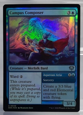 Magic - Campus Composer - Uncommon/Foil/Kreatur - Secrets of Strixhaven - EN/NM