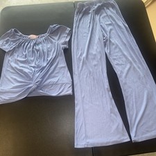 Girls Love To Be Loved Purple Outfit Top And Bottom Size 10/12 Used