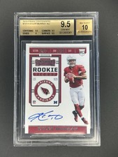 2019 Panini Contenders Rookie Ticket Kyler Murray On Card Auto BGS 9.5 #101. rookie card picture