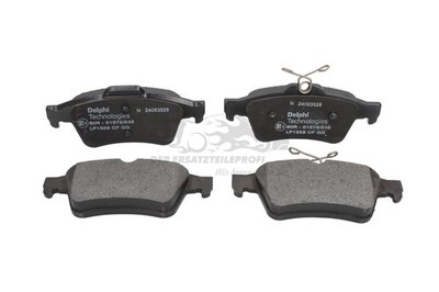 Bremsbeläge hinten für Citroen C5 III mit elektrischer Feststellbremse 425405