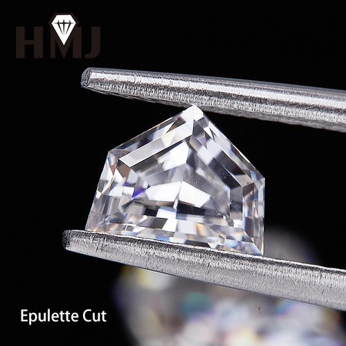 10PZ Colore D Bianco Moissanite Sciolto Diamante Smeraldo Ovale Pera Cuore Forma Tonda - Foto 7 di 34