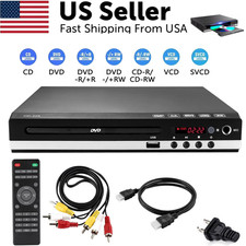1080p DVD Player All Region Free DVD CD USB Player HD RCA Output Control
