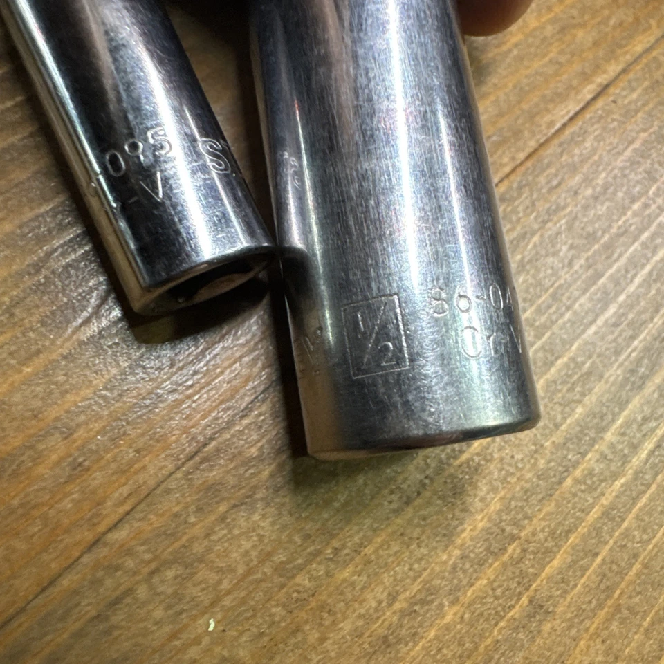 STANLEY 86-049, 1/2in. 1/4 Drive 6pt Deep SAE Socket, Cr-V  86-043 Inch 1/4, 7&8 - Image 2 of 4