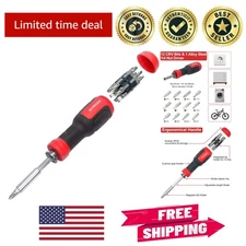 Versatile 13-in-1 Ergonomic Screwdriver Set with Torx, Flat, and Philips Heads