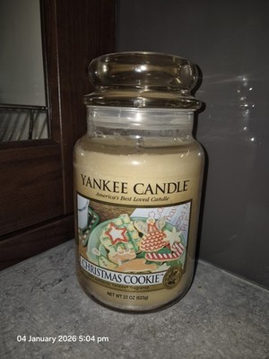 Yankee Candle Christmas Cookie Large Jar 22oz 623g - kaum benutzt