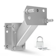 Trailer Spare Tire Mount with Lock, 120LBS Spare Tire Carrier for Utility Tra...