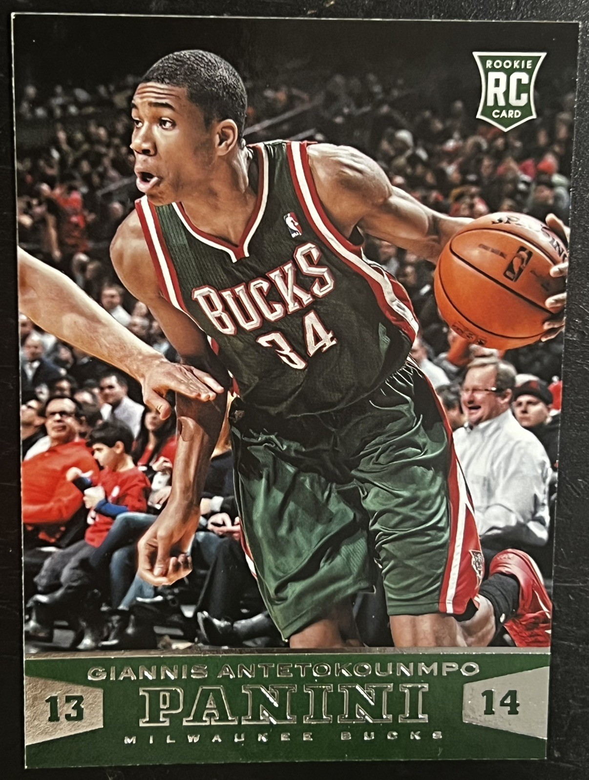 Giannis Antetokounmpo 2013-14 Panini Rookie Card Excellent #194🔥📈