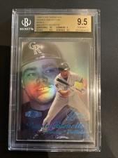 1997 DANTE BICHETTE Flair Showcase Legacy Collection Row3 #66 #/100 BGS 9.5