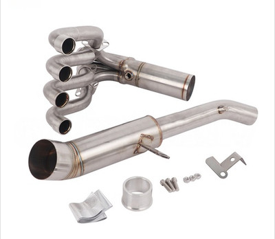 Motorcycle Exhaust Link Pipe FOR ZHANGXUE ZXJC ZX 500RR RR500 Slip On