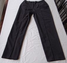 Liz Claiborne Villager Women Stretch Black Pleated Size 12 Dress Pants 9.99