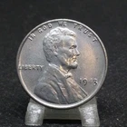 1943 Steel Penny Weak 4 - Ghost 4 Error Coin Wheat Cent UNC