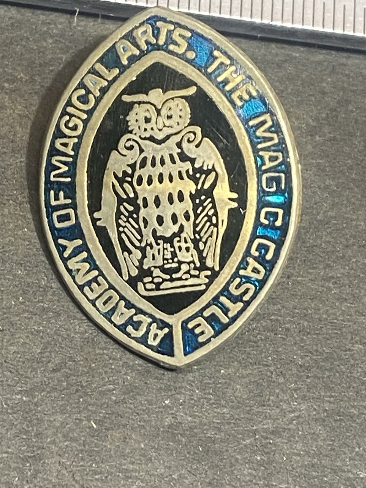 RARE Vintage Academy Of Magical Arts The Magic Castle LA Enamel Lapel Pin