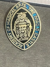 RARE Vintage Academy Of Magical Arts The Magic Castle LA Enamel Lapel Pin