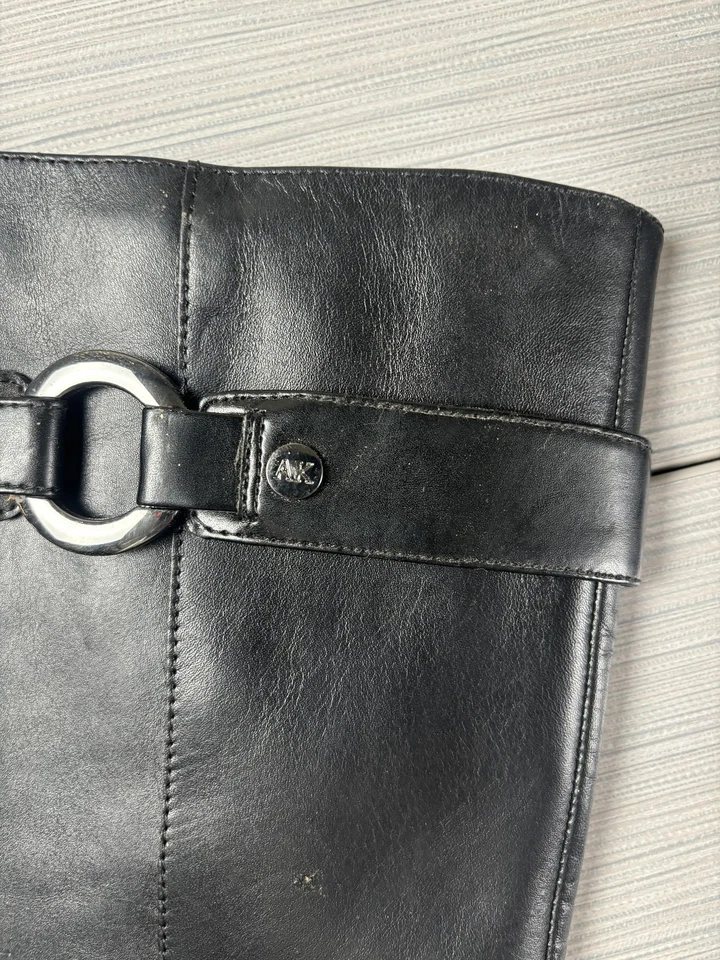 Botas Anne Klein para mujer talla 8,5 negras iFlex Giada punta tacón AK7GIADA Foto 3 de 4