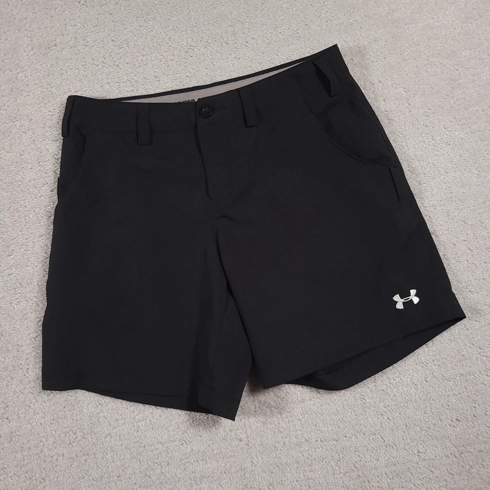 Under Armour Shorts Womens 4 Loose Fit Athletic Golf Stretch Polyester - Image 2 of 4